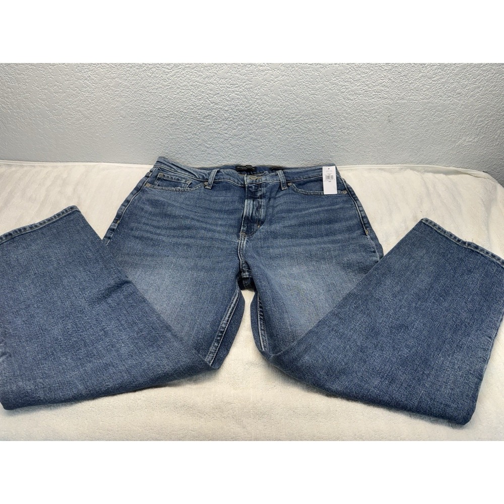 Banana Republic High-Rise Straight Premium Denim Jeans Blue 32 Short 328678-00-1